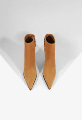 Mikki Block Suede Bootie