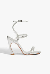 Carly Leather Stiletto Sandal
