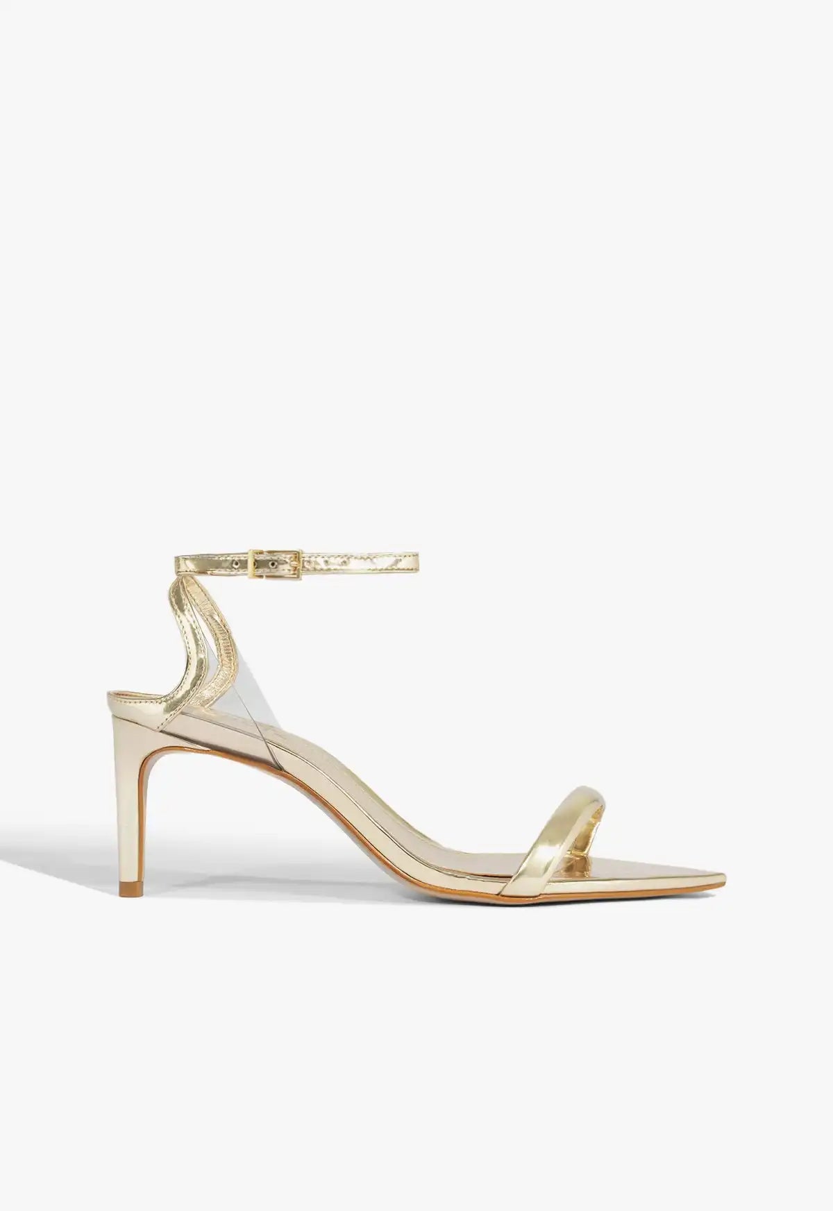 Skye Leaf Mid Metallic Sandal