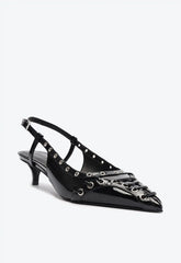 Ruth Mid Patent Leather Pump