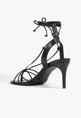 Demetria Mid Leather Sandal